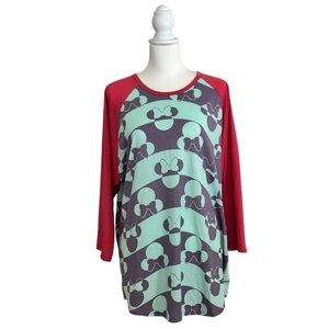 NWT LuLaRoe Disney Randy Minnie Mouse Plus Size 3XL